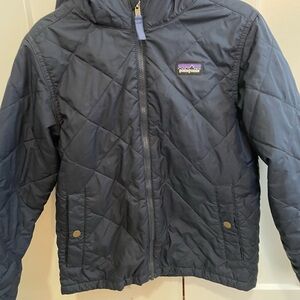 EUC Patagonia Kids 7-8 Quilted Jacket - Navy